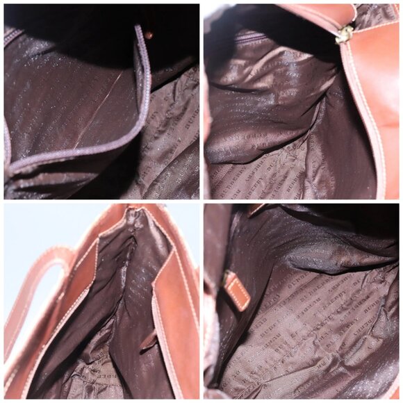 BURBERRY Nova Check Tote Bag PVC Beige Brown Auth 114787 - Picture 15 of 16